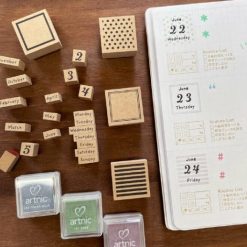 PRICE NEEDED Stamp Marché Rubber Stamps 0-9 Number Set
