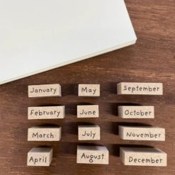Stamp Marché Rubber Stamps Months Set - Image 2