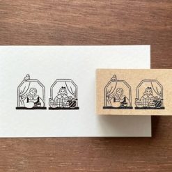 Stamp Marché Rubber Stamp - Window Chat