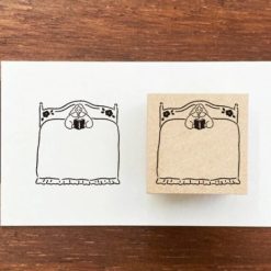 Stamp Marché Rubber Stamp - Bed Frame