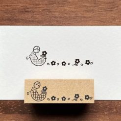 Stamp Marché Rubber Stamps - Flower Title