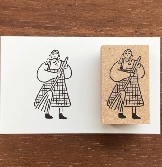Stamp Marché Rubber Stamp - Cleaning