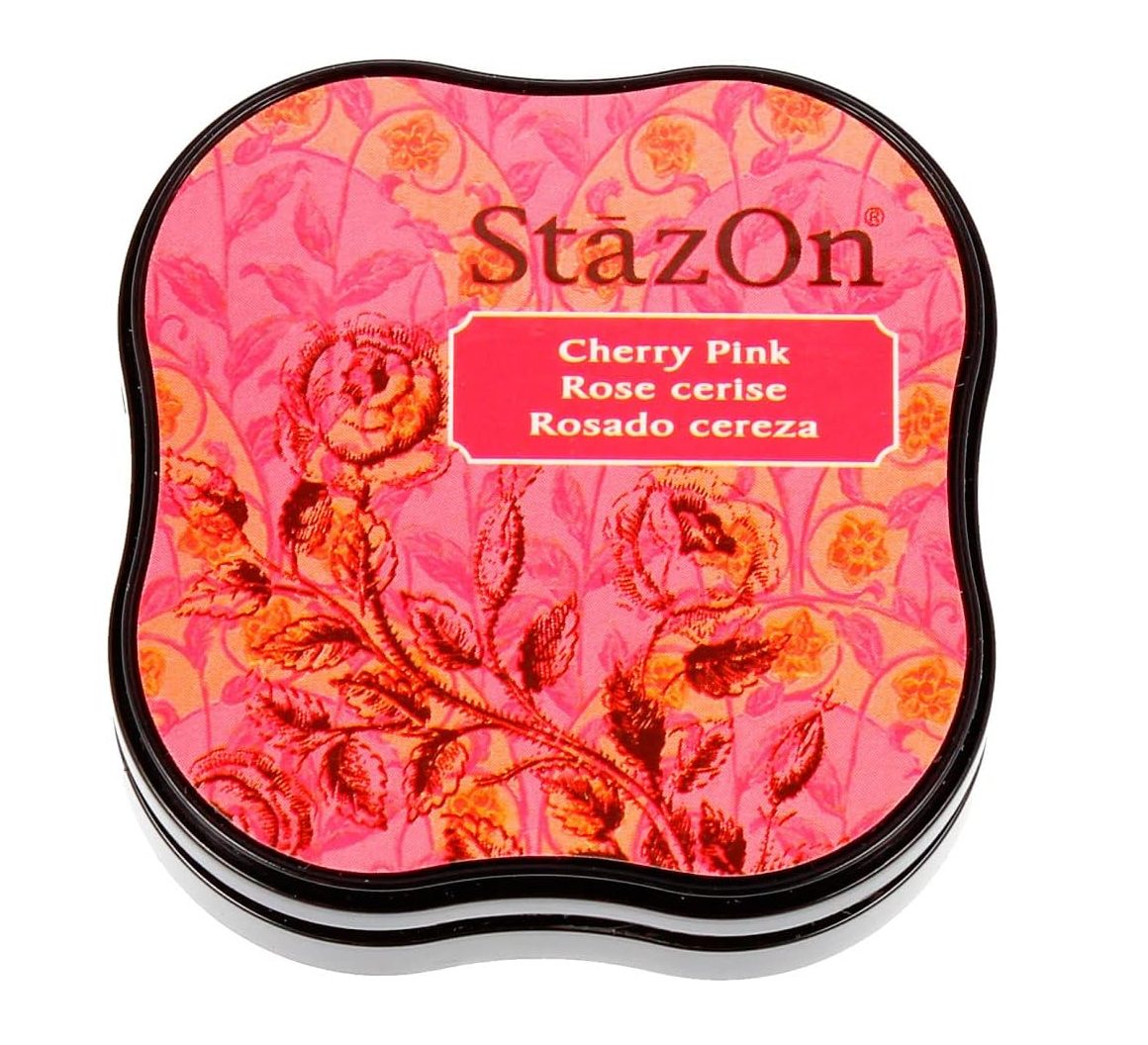 Tsukineko StazOn Midi Ink Pad - Cherry Pink