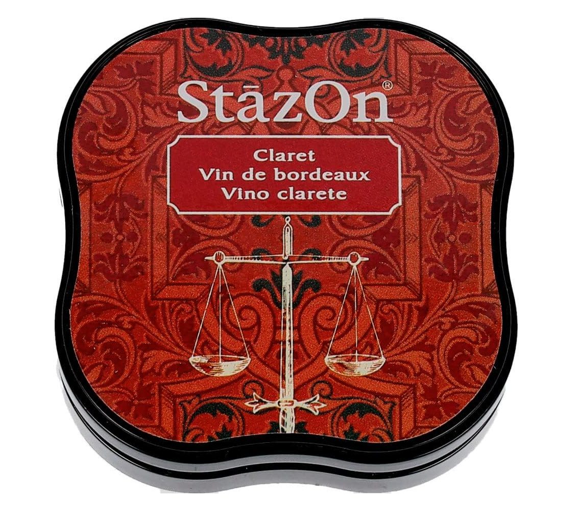 Tsukineko StazOn Midi Ink Pad - Claret
