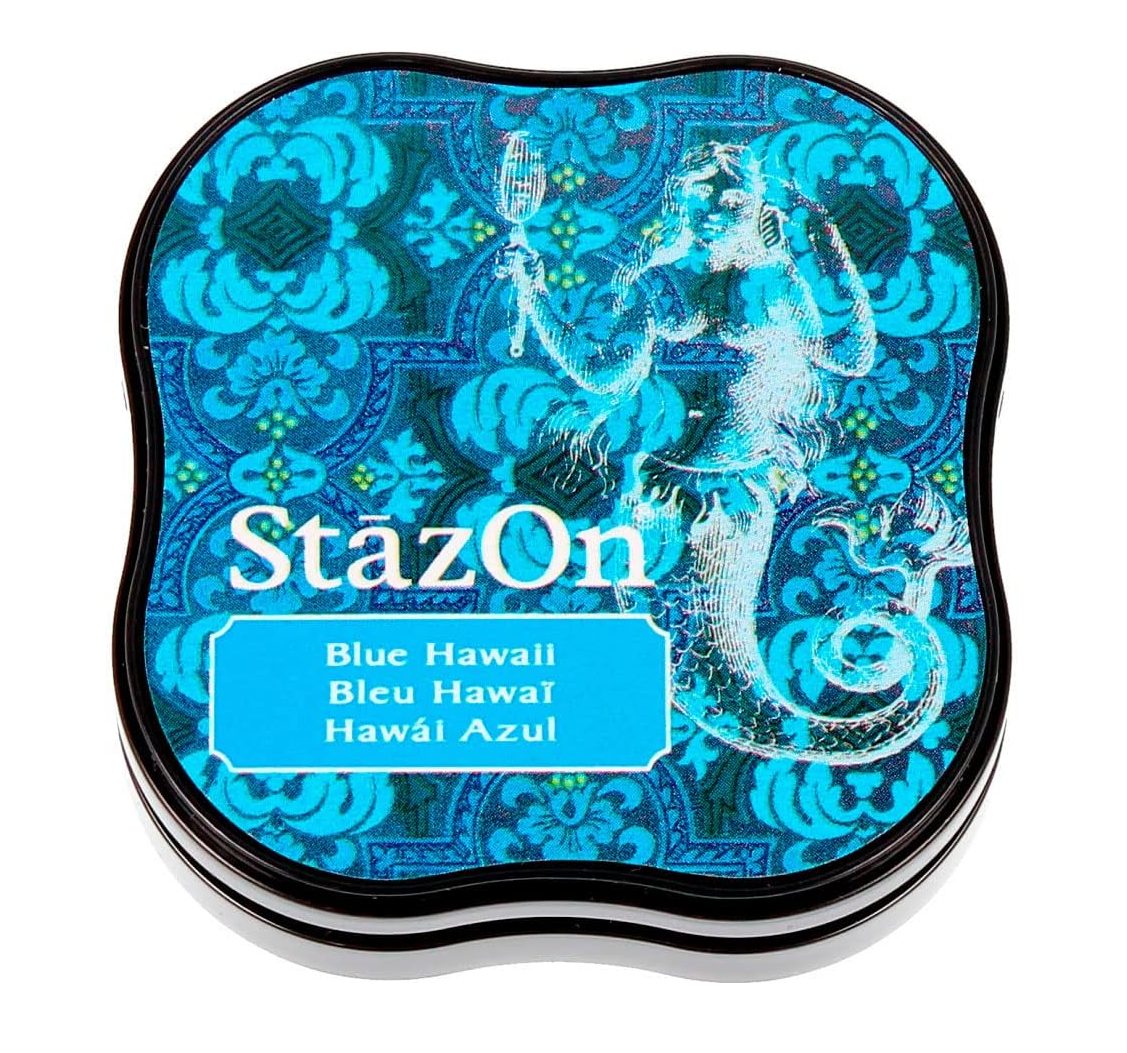 Tsukineko StazOn Midi Ink Pad - Blue Hawaii