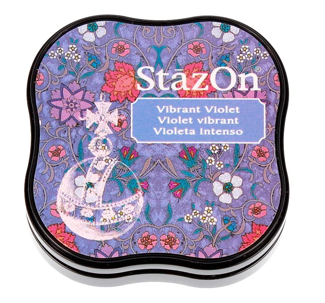 Tsukineko StazOn Midi Ink Pad - Vibrant Violet