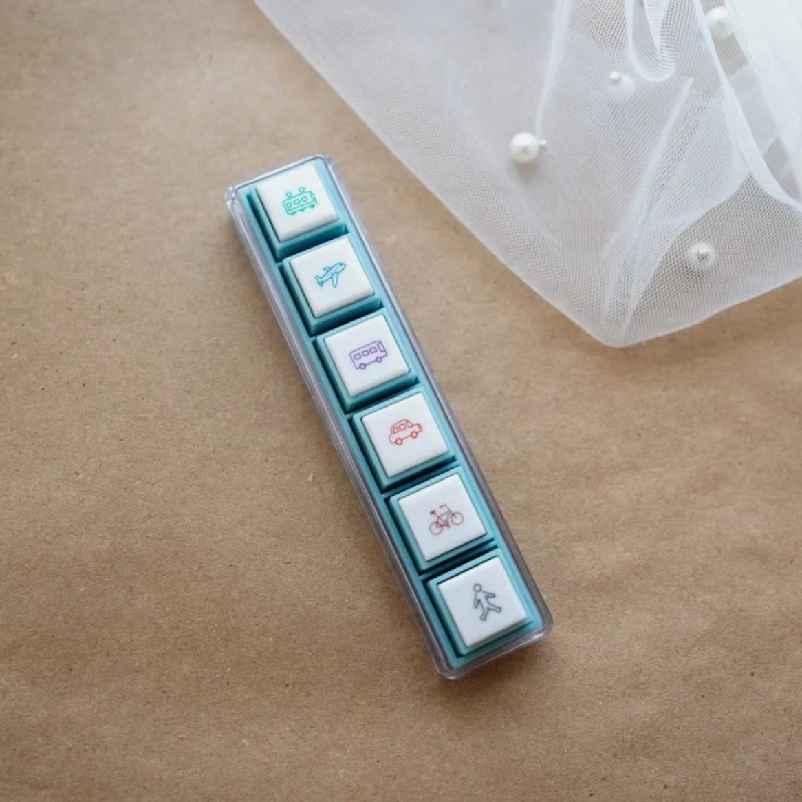 Kodomo no Kao Pochitto Stamp Pick! - Transport