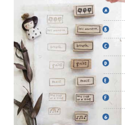 Black Milk Project This Moment - Frame Rubber Stamps