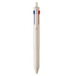 Uni Mitsubishi Jetstream 3-Colour Ballpoint Pen 0.7mm - Greige