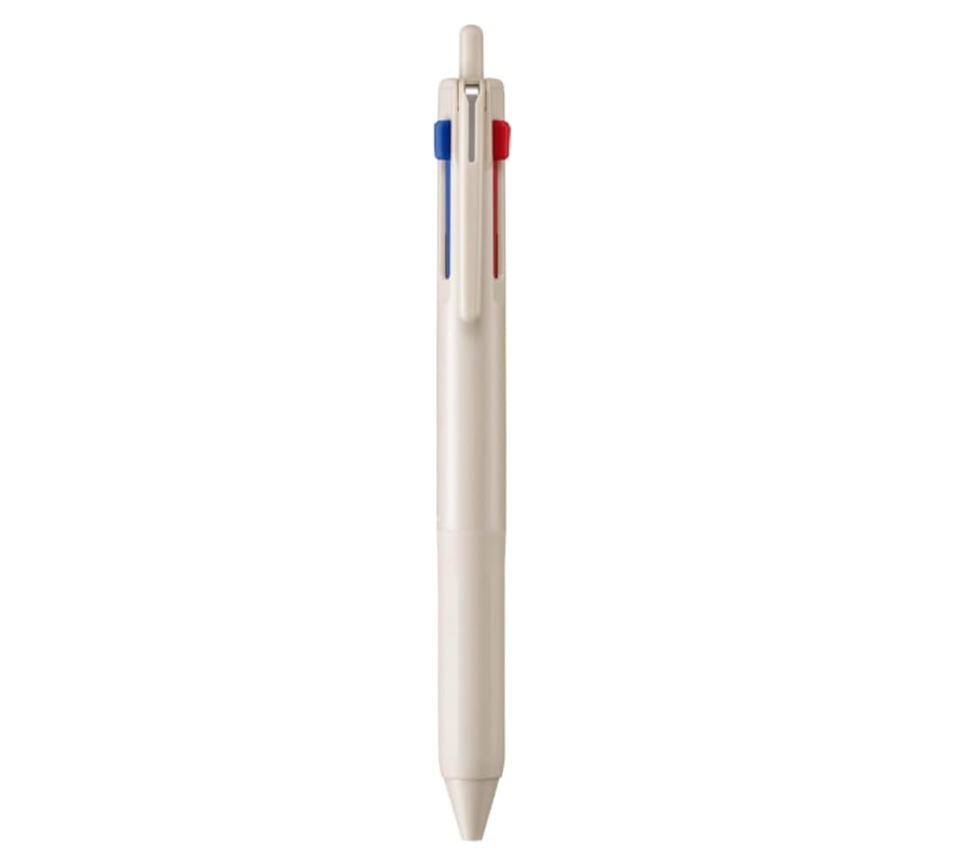 Uni Mitsubishi Jetstream 3-Colour Ballpoint Pen 0.7mm - Greige