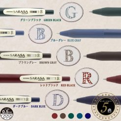 Zebra Sarasa Nano Vintage Sets 0.5mm