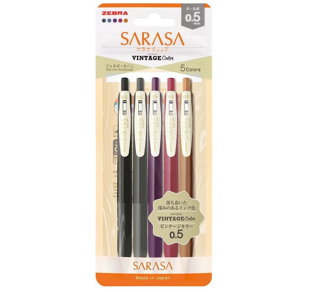 Zebra Sarasa Nano Vintage Sets 0.5mm