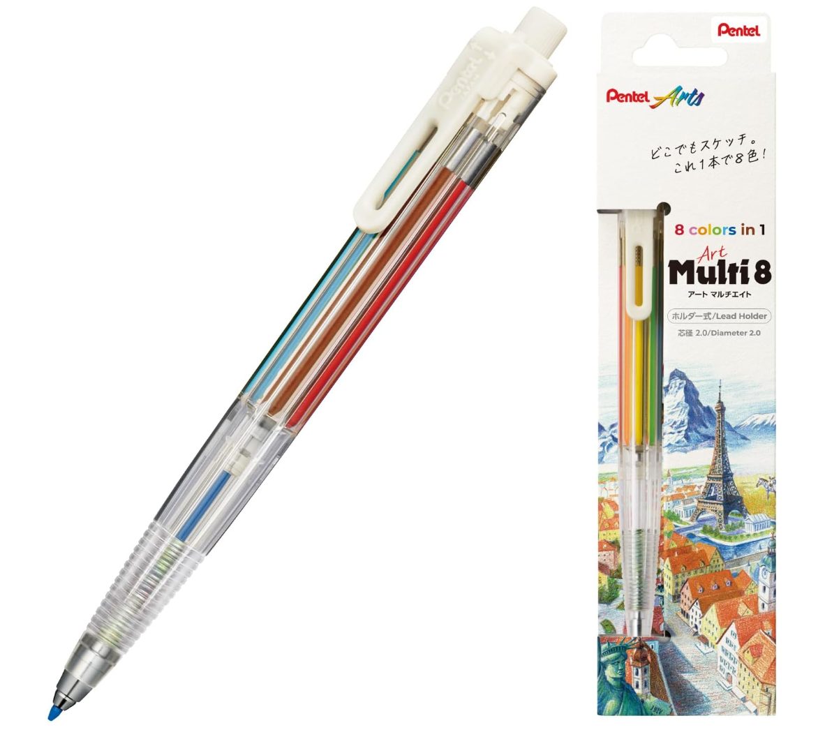 Pentel Multi-8 Coloured Pencil