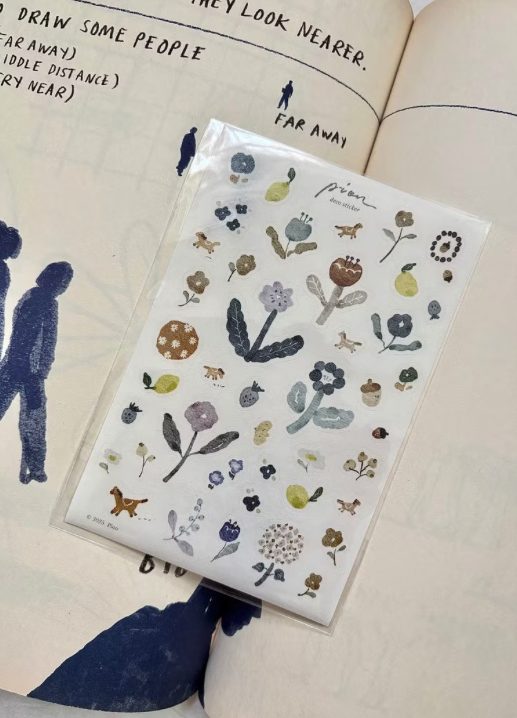 Pion Washi Paper Stickers - Pottery, Artsy, Horse - Image 4