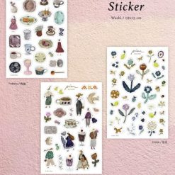 Pion Washi Paper Stickers - Pottery, Artsy, Horse - Image 5