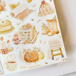 Lettoon Sticker Sheet - Autumn In My Heart