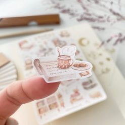 Lettoon Sticker Sheet - Reading At Home