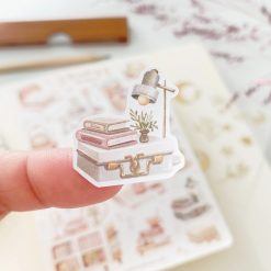 Lettoon Sticker Sheet - Reading At Home