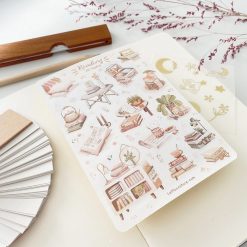 Lettoon Sticker Sheet - Reading At Home