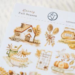 Lettoon Sticker Sheet - Lovely Fall Season