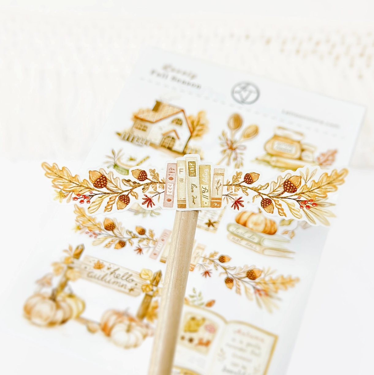 Lettoon Sticker Sheet - Lovely Fall Season