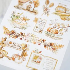 Lettoon Sticker Sheet - Lovely Fall Season