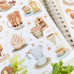 Lettoon Sticker Sheet - Lovely Morning Coffee