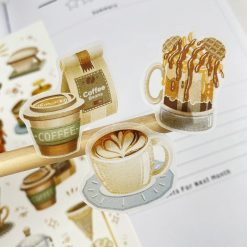 Lettoon Sticker Sheet - Lovely Morning Coffee