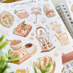 Lettoon Sticker Sheet - Cottagecore