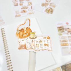 Lettoon Sticker Sheets & Postcard Set - Lovely Reading Time
