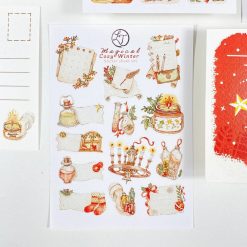 Lettoon Sticker Sheets & Postcard Set - Magical Cosy Winter