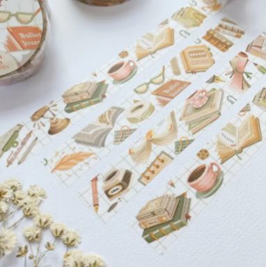 Lettoon Washi Tape - Day Reading