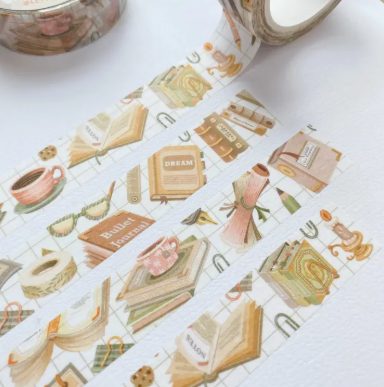 Lettoon Washi Tape - Day Reading