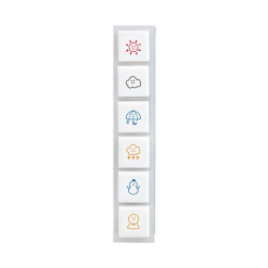 Kodomo no Kao Pochitto Stamp 6 - Weather Log