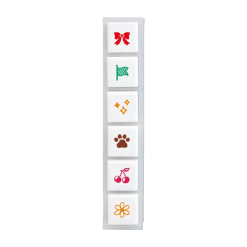 Kodomo no Kao Pochitto Stamp 6 - Various Marks
