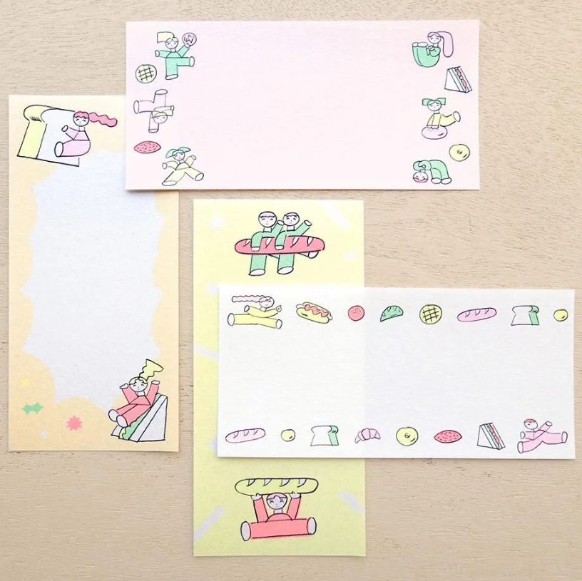 Cozyca Nishiwakitadashi Notepad - Pan to Genki