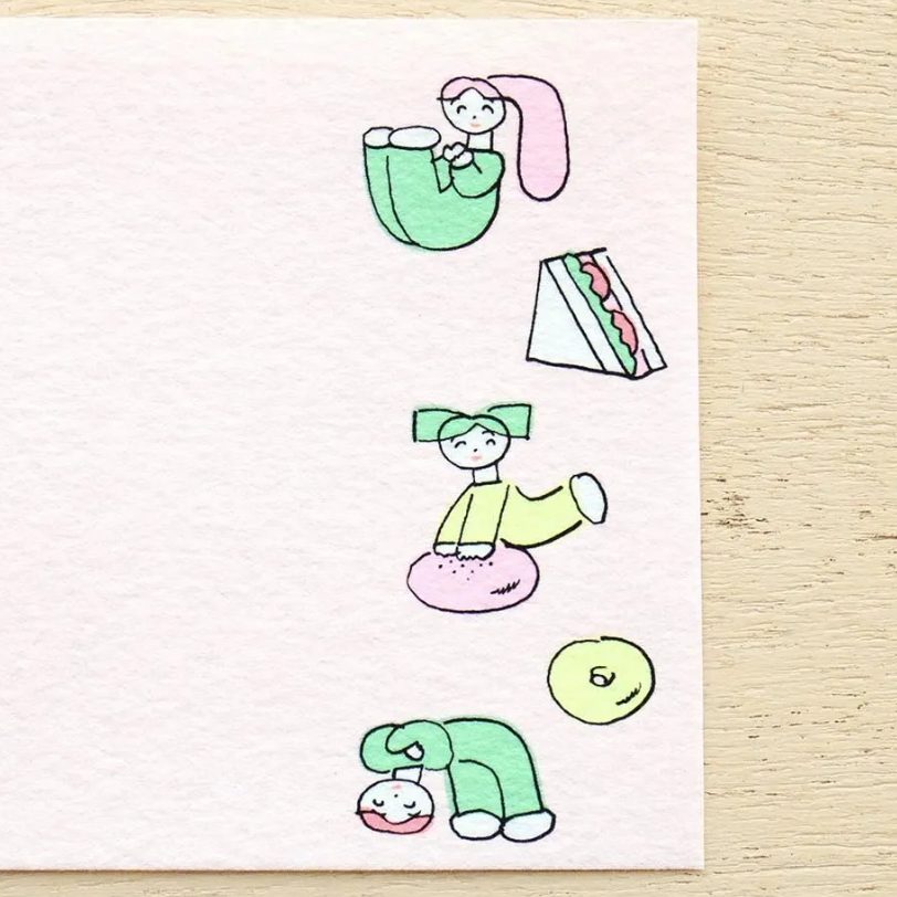 Cozyca Nishiwakitadashi Notepad - Pan to Genki