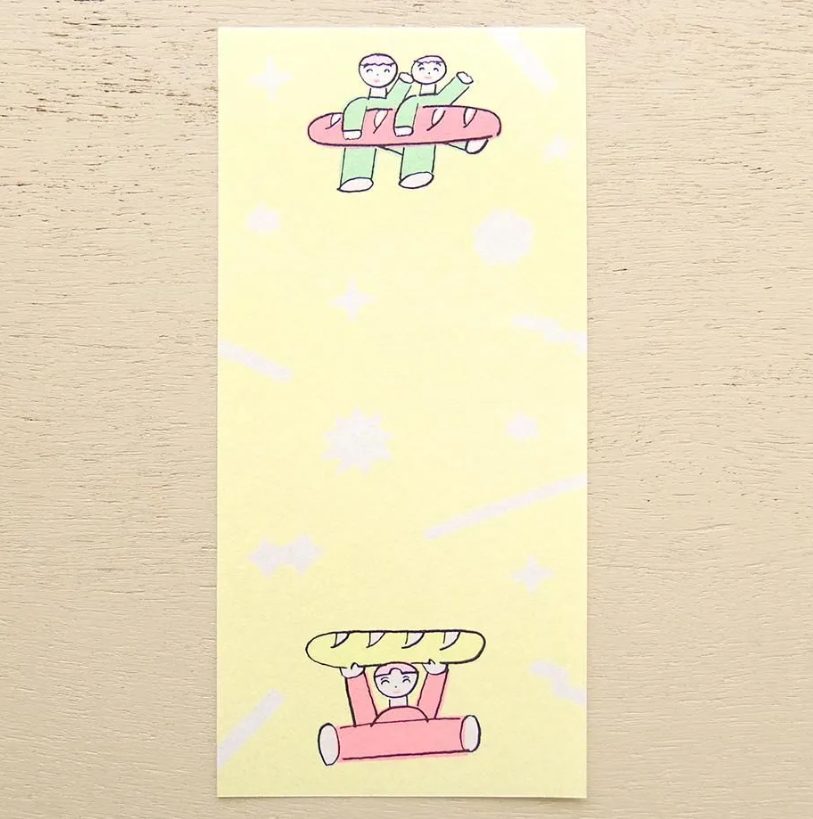 Cozyca Nishiwakitadashi Notepad - Pan to Genki