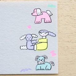 Cozyca Nishiwakitadashi Notepad - Dog Leisure Time