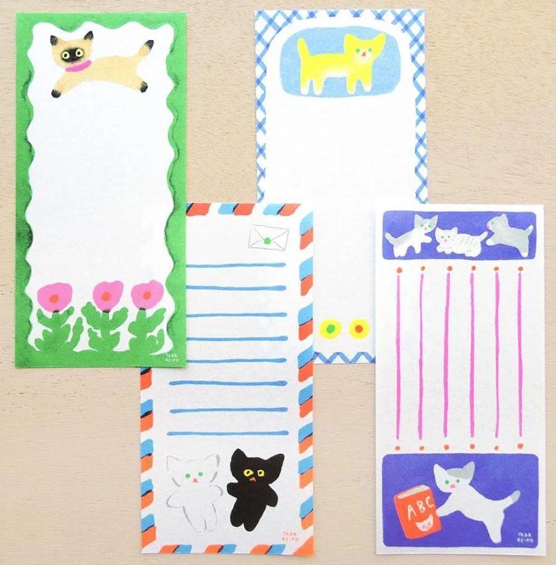 Cozyca Tada Reiko Notepad - C Is For Cat