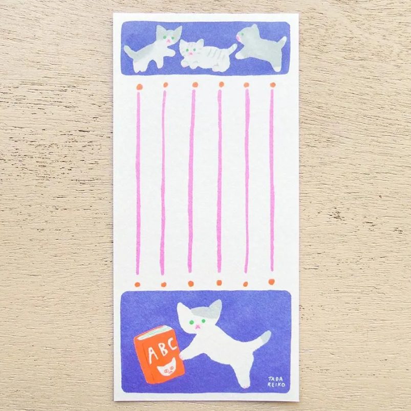 Cozyca Tada Reiko Notepad - C Is For Cat