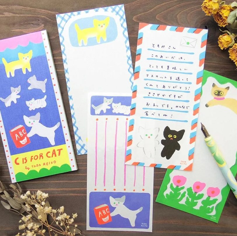 Cozyca Tada Reiko Notepad - C Is For Cat