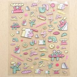 Cozyca Nishiwakitadashi Stickers - Pan to Genki