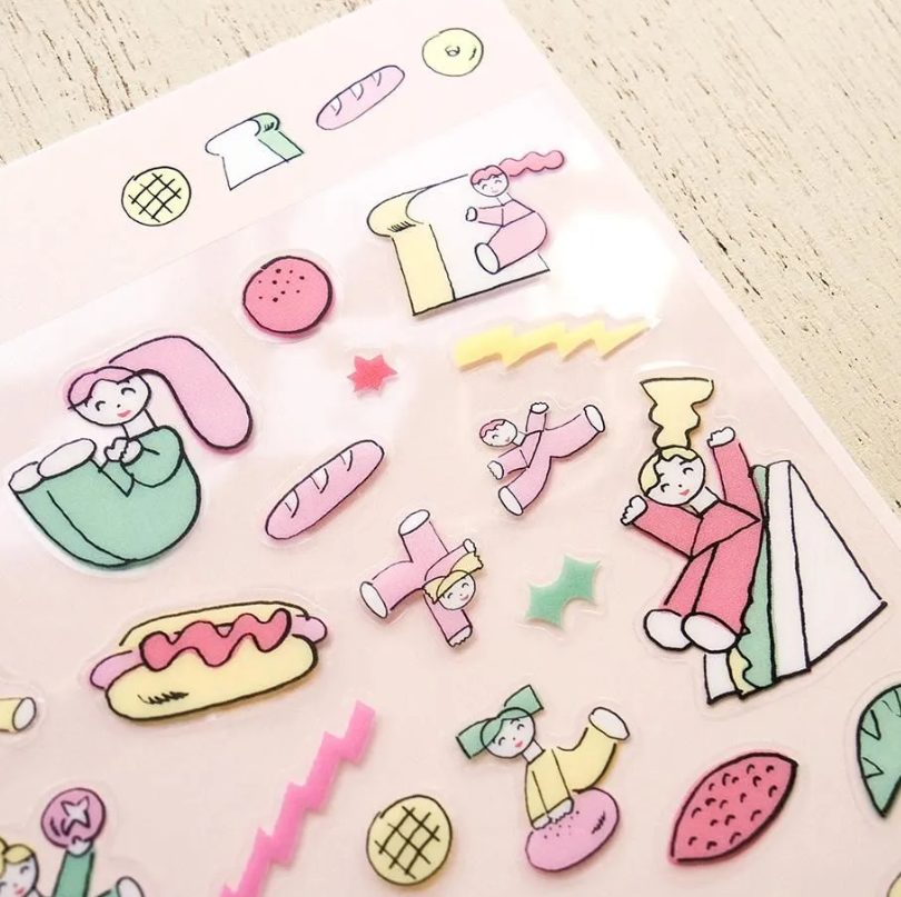 Cozyca Nishiwakitadashi Stickers - Pan to Genki