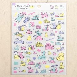 Cozyca Nishiwakitadashi Stickers - Dog Leisure Time