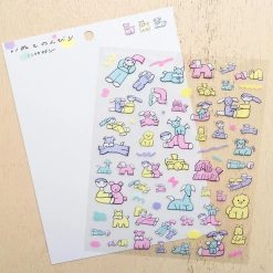 Cozyca Nishiwakitadashi Stickers - Dog Leisure Time