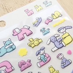 Cozyca Nishiwakitadashi Stickers - Dog Leisure Time