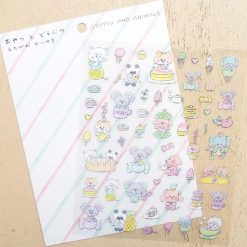 Cozyca Echigawa Noriyuki Stickers - Snacks and Animals