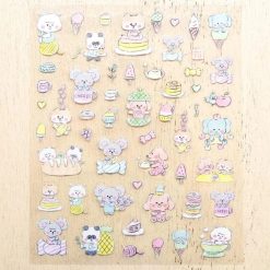 Cozyca Echigawa Noriyuki Stickers - Snacks and Animals
