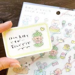 Cozyca Echigawa Noriyuki Stickers - Snacks and Animals